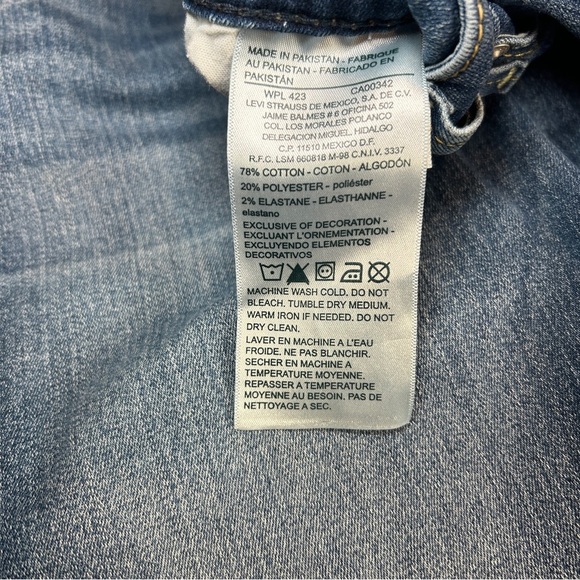 Signature Levi Strauss & Co Gold Jeans Modern Slim Waist 29 Length 32 Denim - Picture 7 of 12